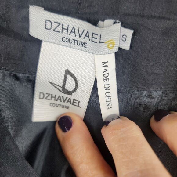 Dzhavael Couture Skirt Womens Size 8-10 Black Flouncy Petals  A-Line Full Flare - Picture 10 of 15